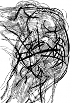 Pina Bausch_linoryt2013_Marta Bozyk.jpg